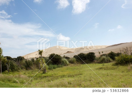 砂丘　ニュージーランド  Giant Sand Dunes in NewZealand 53632866