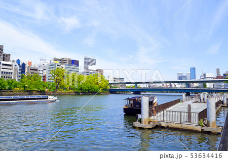 大阪　八軒家浜周辺の風景 53634416