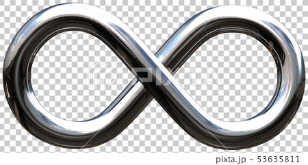 Cg 3d Png 切り抜き イラスト デザイン マーク 記号 シンボル 無限大 ループ 宇宙 永遠のイラスト素材