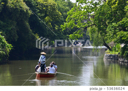 柳川市　風景　川下り 53636024