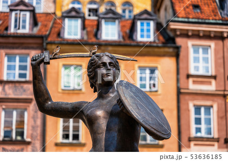 Warsaw Mermaid Statue Warsaw Mermaid Statue 53636185