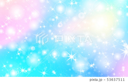 Unicorn rainbow background. Holographic sky Unicorn rainbow background. Holographic sky 53637511