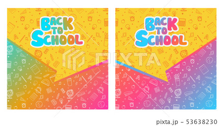 Back to school information pages set. Template Back to school information pages set. Template 53638230