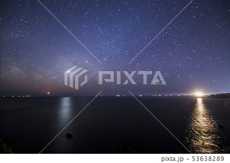 milky way and planets together in one night  53638289