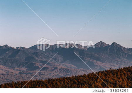 長野県、美ヶ原高原の風景 53638292