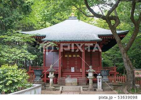 高尾山　高尾山薬王院　本社奥に位置する高尾山不動堂 53639098