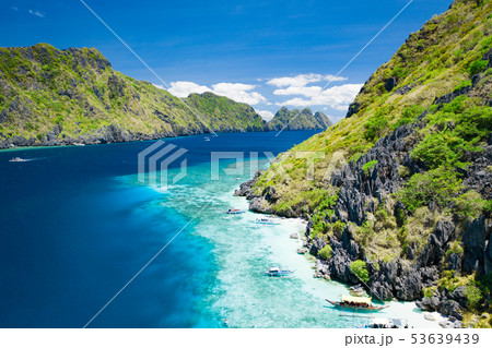 Spectacular landscape of El Nido in Philippines 53639439