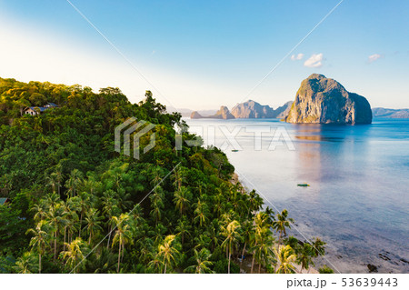 Spectacular landscape of El Nido in Philippines 53639443