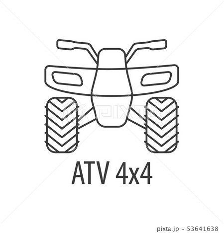 Atv Bike Templateのイラスト素材