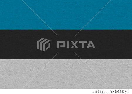 estonia flag painted on paper 53641870