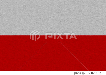 Poland flag painted on paper Poland flag painted on paper 53641948