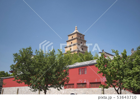 large pagoda of wild geese in Xi'an 53643710