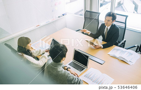 ビジネス　ミーティング　コンサルタント 53646406