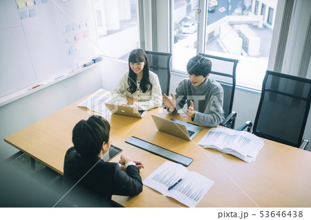 ビジネス　ミーティング　コンサルタント 53646438
