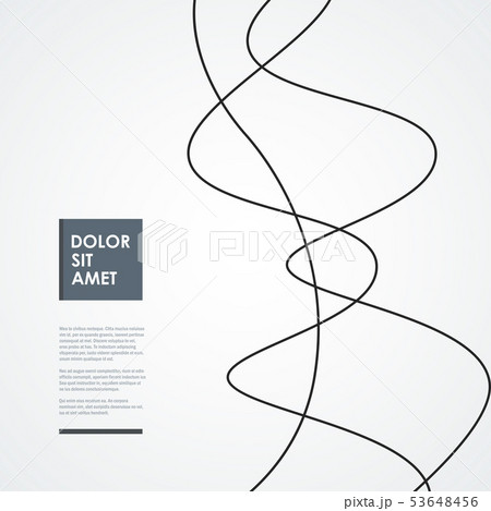 Abstract vector background with connected smooth lines Abstract vector background with connected smooth lines 53648456