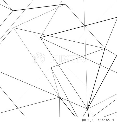 Abstract connecting and overlapping lines. Vector illustration 53648514