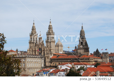 サンチャゴデコンポステーラをのぞむ サンチャゴデコンポステーラをのぞむ 53649512