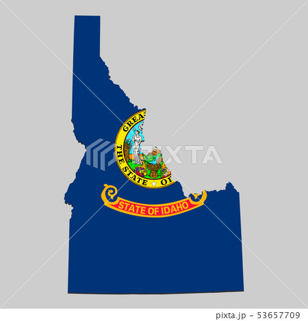 Map with national flag. Vector Illustration Map with national flag. Vector Illustration 53657709