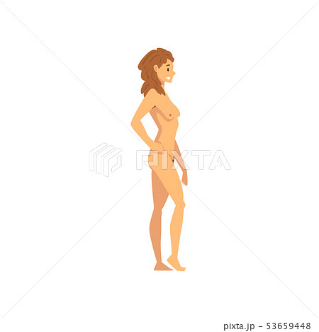 Modern Woman, Biology Human Evolution Stage, Evolutionary Process of Female Vector Illustration 53659448