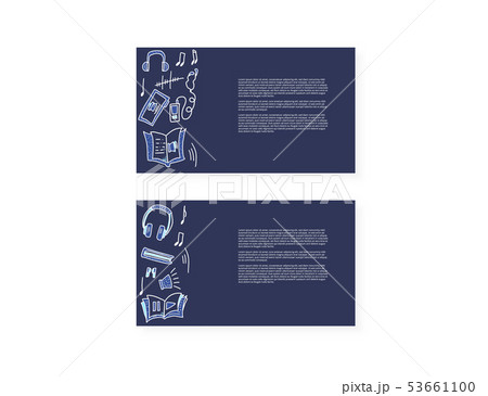 Set of audio books symbols. Vector illustration. 53661100