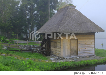春の山口の水車小屋 53661464