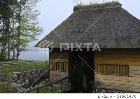 春の山口の水車小屋 53661470