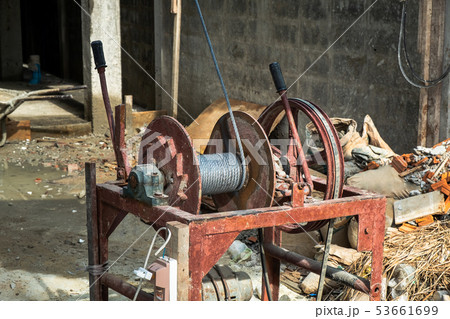 Construction Crane Hoist Lifting Machine 53661699