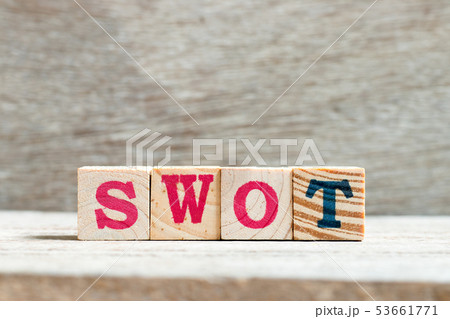 Letter block in word swot 53661771