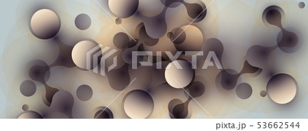 Abstract vector pattern molecule connection design 53662544