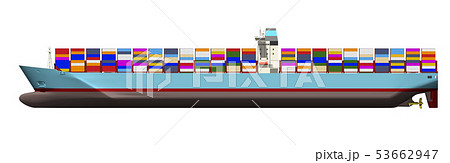 コンテナ船 コンテナ船 53662947
