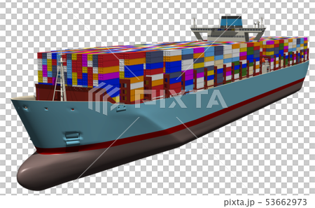 コンテナ船 コンテナ船 53662973