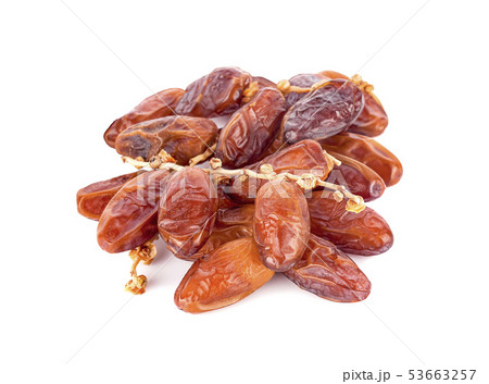 Dates isolated on white background 53663257