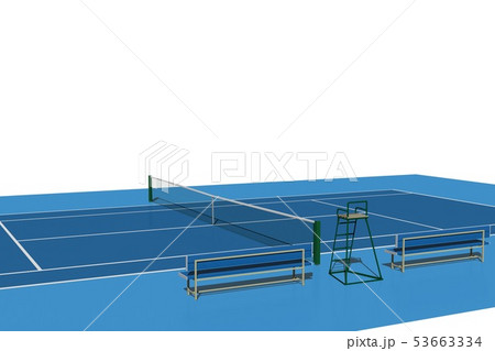 テニスコート(ハードコート) 53663334