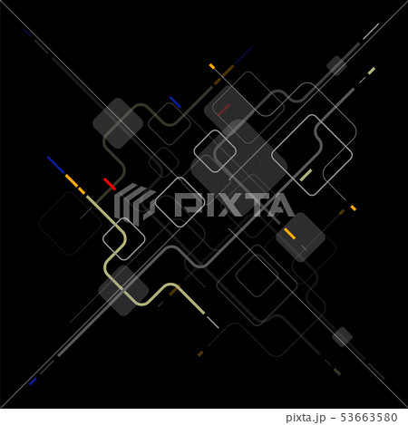 Digital geometric elements abstract background Digital geometric elements abstract background 53663580