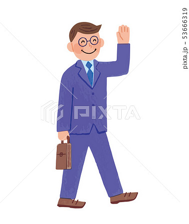 働く男性 サラリーマン ビジネスマン イラスト ベクター 働く男性 サラリーマン ビジネスマン イラスト ベクター 53666319