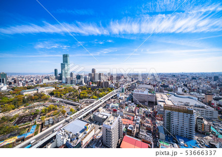 《大阪府》天王寺・大阪都市風景 53666337