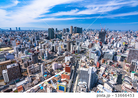 《大阪府》大阪都市風景・難波方面 《大阪府》大阪都市風景・難波方面 53666453