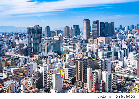 《大阪府》大阪都市風景・難波方面 《大阪府》大阪都市風景・難波方面 53666455