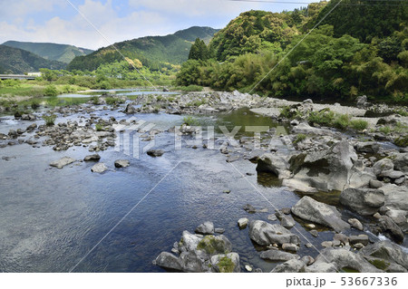 四万十川　上宮沈下橋 53667336