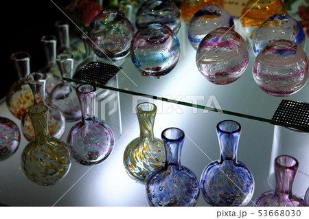 春の小樽　小樽ガラス 53668030