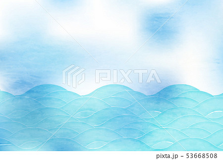 海 波 和紙 背景 海 波 和紙 背景 53668508