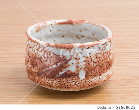 志野焼の抹茶茶碗 志野焼の抹茶茶碗 53668625