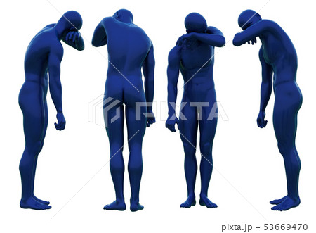3d rendering of human 53669470