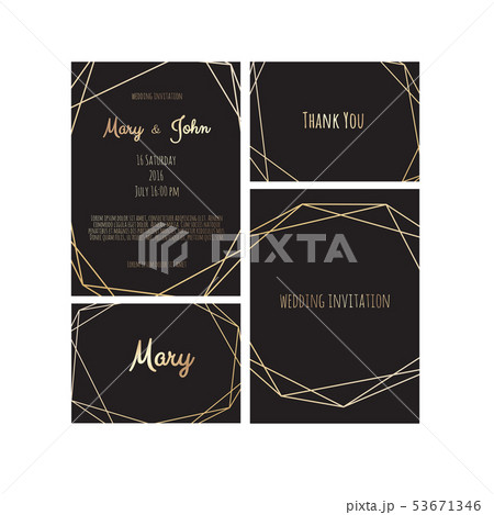 Wedding Invitation, invite card design with 53671346