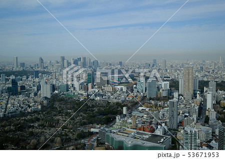 六本木ヒルズ展望台より北西を望む 53671953