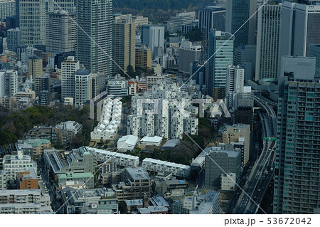 テンプルタウンハウス（六本木ヒルズ展望台から望む） 53672042