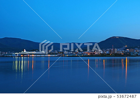 暮れる小樽 53672487