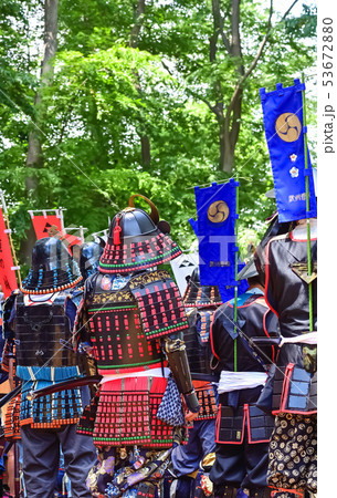 武者行列　samurai 53672880