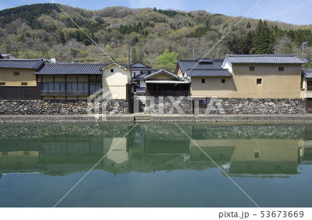 兵庫県佐用町：平福の町並み 53673669