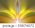 Abstract energy flower creative background. Green, 53674072